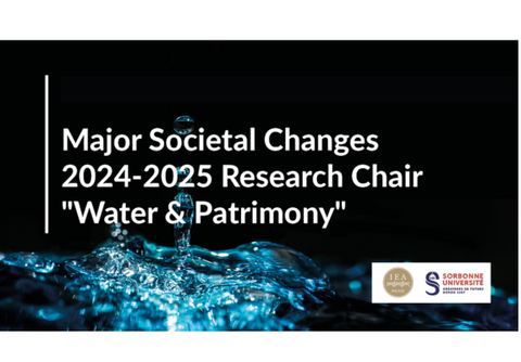 Water & patrimony - Chaire IEA et Sorbonne Université Water & patrimony - Chaire IEA et Sorbonne Université