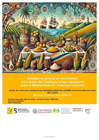 Affiche Recettes et saveurs en mouvement